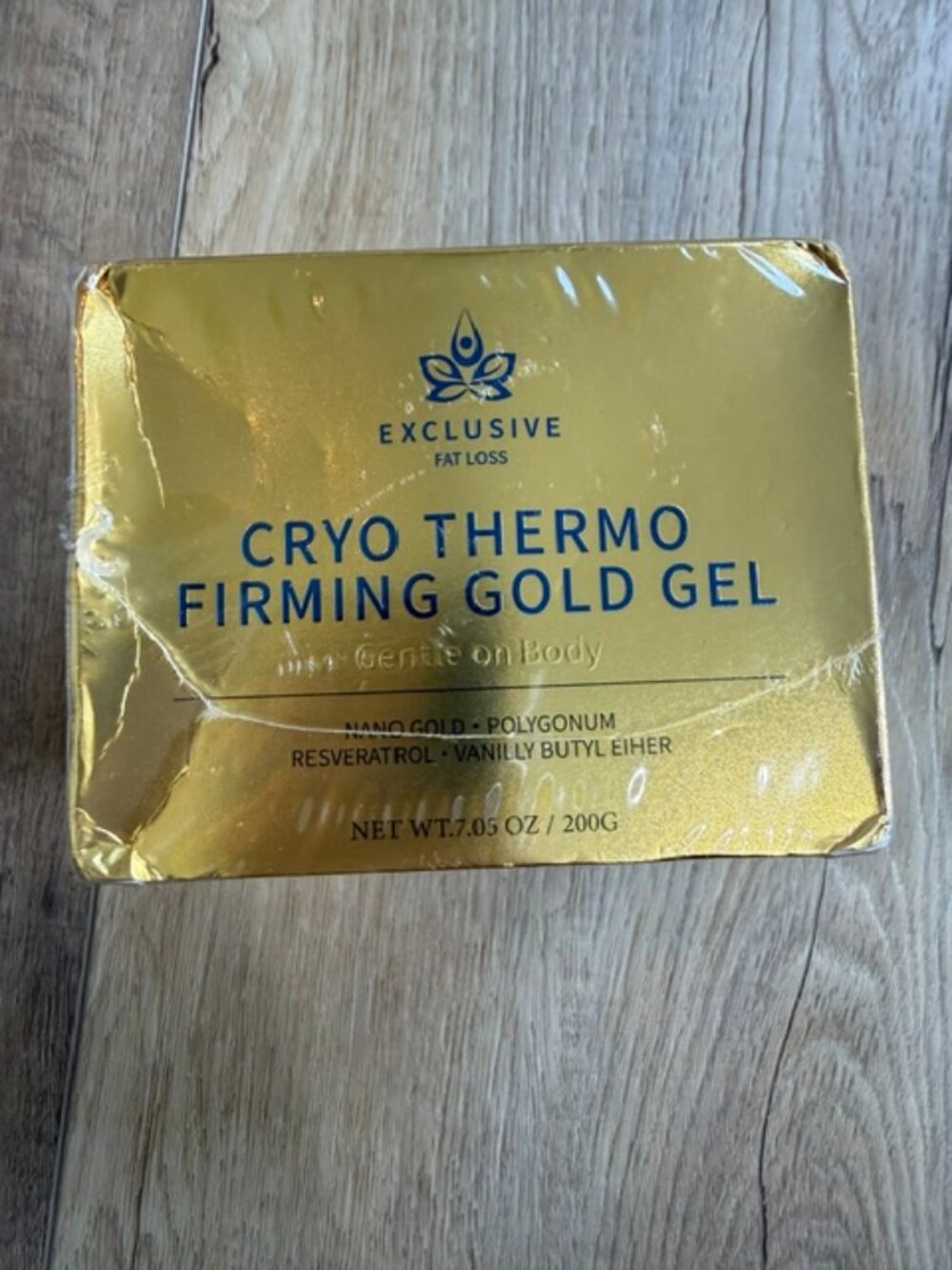 NEW Cryo Thermo Firming Gold Gel Sealed Package 7.05 Oz.